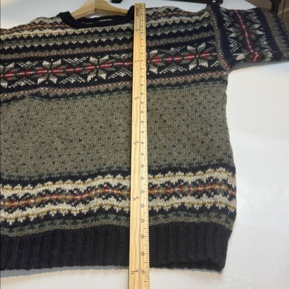 Vintage Woolrich Men's Medium Wool Blend Sweater Made in USA - Picture 5 of 6